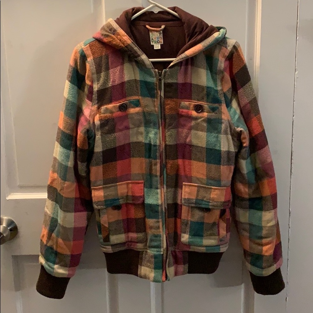 Heavy Roxy Plaid Jacket